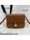Celine Medium Tabou Shoulder Bag in Smooth Calfskin Brown 2021 196583