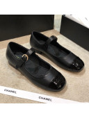 Chanel Calfskin Mary Janes Flats G36482 Black 2020
