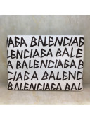 Balenciaga Bazar Logo Print Pouch White 2019