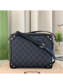 Gucci Men's GG Canvas Squared Shoulder Bag 626363 Black 2021