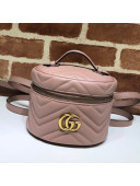 Gucci GG Marmont Mini Round Backpack 598594 Pink 2019