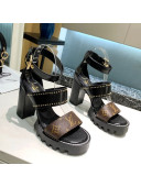 Louis Vuitton Star Trail Sandals Black Leather 2021
