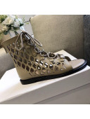 Dior D-Trap Boot Sandals in Mesh Calfskin Beige 2021