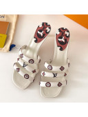 Louis Vuitton Appeal Heel Slide Sandals 5.5cm White 2021