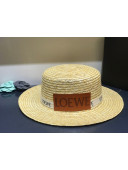 Loewe Straw Wide Brim Hat Beige LO2 2021