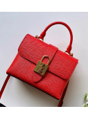 Louis Vuitton Locky BB Top Handle Bag in Epi Leather M53239 Red 2019