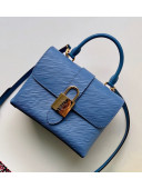 Louis Vuitton Locky BB Top Handle Bag in Epi Leather M52880 Blue 2019