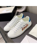 Gucci x Disney Ace Leather Donald Duck Sneaker White/Blue 2020 (For Women and Men)