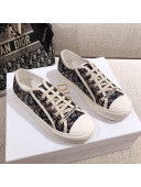 Dior Walk'n'Dior Sneakers in Navy Blue Crystal Oblique Embroidery 2020