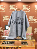 Burberry Wool Cape/Shawl Grey 2021 110250