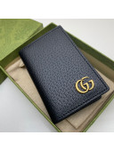 Gucci Pig-Textured Leather Wallet 547075 Black 2021