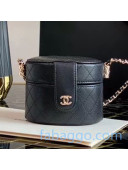 Chanel Leather Small Clutch with Chain AP1573 Black 2020