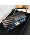 Chanel Chevron Lambskin 2.55 Reissue Waist Bag A57791 Black F/W 2018