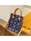 Louis Vuitton Since 1854 Petit Sac Plat Bucket Bag M80288 Blue 2021