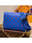 Louis Vuitton Coussin PM Crossbody Bag in Monogram Leather M58626 Blue/Red 2021