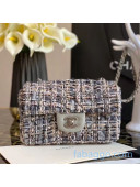 Chanel Tweed Small Flap Bag AS1740 Gray 2020