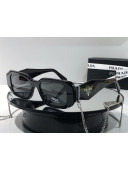 Prada Sunglasses With Chain SPR17WS Black 2021