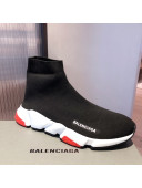 Balenciaga Speed Knit Sock Boot Sneaker Black 2021 04 ( For Women and Men)