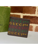 Gucci 100 Wallet ‎676238 Brown Leather 2021