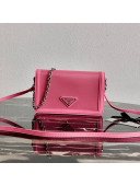 Prada Nylon and Leather Mini Bag 1BP019 Pink 2020