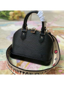 Louis Vuitton Alma BB Bag in Black Epi Leather M57426 2021