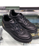 Chanel Leather Low-Top Sneakers G35063 Black Leather 2019