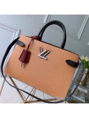 Louis Vuitton Twist Tote Bag in Epi Leather M51846 Apricot 2020