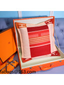 Hermes Avalon Wool Pillow 50x50cm Red 2021 110269