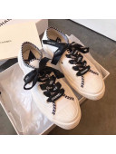 Chanel x Converse Logo Laces Sneakers Black 2019