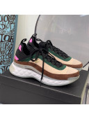 Chanel Suede Sneakers Apricot/Green 2021 10