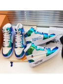 Louis Vuitton x Nike Iridescent High-top Sneakers 2020
