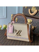 Louis Vuitton Twist MM Braided Bag in Epi Leather M57318 Beige 2021