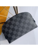 Louis Vuitton Damier Cobalt Canvas Cosmetic Pouch N47516 Black