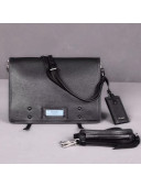 Prada Etiquette Leather Bag 1BD085 Black 2018
