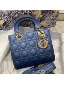 Dior Lady Dior My ABCDior Small Bag in Indigo Blue Gradient Cannage Lambskin 2021