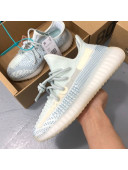 Adidas Reflective Yeezy Boost 350 V2 Synth Sneakers Ice Blue 2021 14