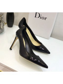 Dior J'adior D-Moi Point Heel 95mm Pump in Patent Leather Black 2019