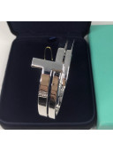 Tiffany & Co. Crystal Square Wrap Bracelet Silver 2020