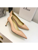 Dior J'adior D-Moi Point Heel 65mm Pump in Patent Leather Nude 2019