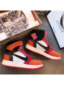Gucci x Nike GG Corduroy Sneakers Orange 2019