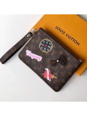 Louis Vuitton Monogram Canvas City Pouch Bag Patches M63447 2018