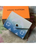 Louis Vuitton Victorine Short Wallet in Blue Gradient Monogram Canvas M80387 2021