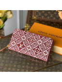 Louis Vuitton Since 1854 Zippy Wallet M69994 Burgundy 2021