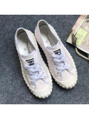 Chanel Bloom Sole Calfskin Sneakers White 2019