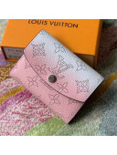 Louis Vuitton Iris XS Short Wallet in Gradient Pink Mahina Perforated Leather M80491 2021