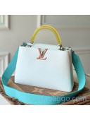 Louis Vuitton Capucines BB Bag with Translucent Top Handle M56300 White/Yellow 2020