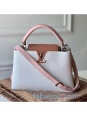 Louis Vuitton Capucines BB Bag M56409 White/Pink 2020