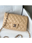 Chanel Lambskin Classic Mini Flap Bag A69900 Apricot/Silver 2021 