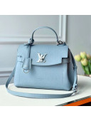 Louis Vuitton Lockme Ever BB Bag in Soft Grained calfskin M51395 Light Blue 2021
