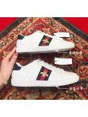 Gucci Ace Sneaker with Bee Web White 2018